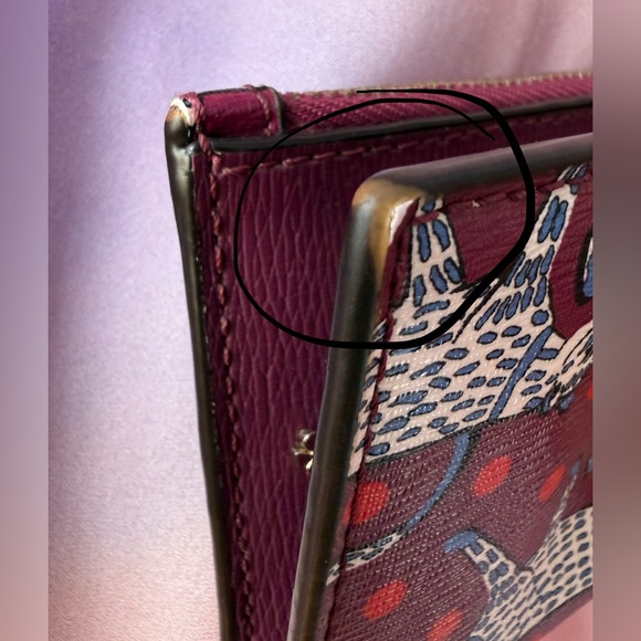 Kate Spade Sylvia Panther Dot Small Slim Bifold Wallet - Picture 9 of 16